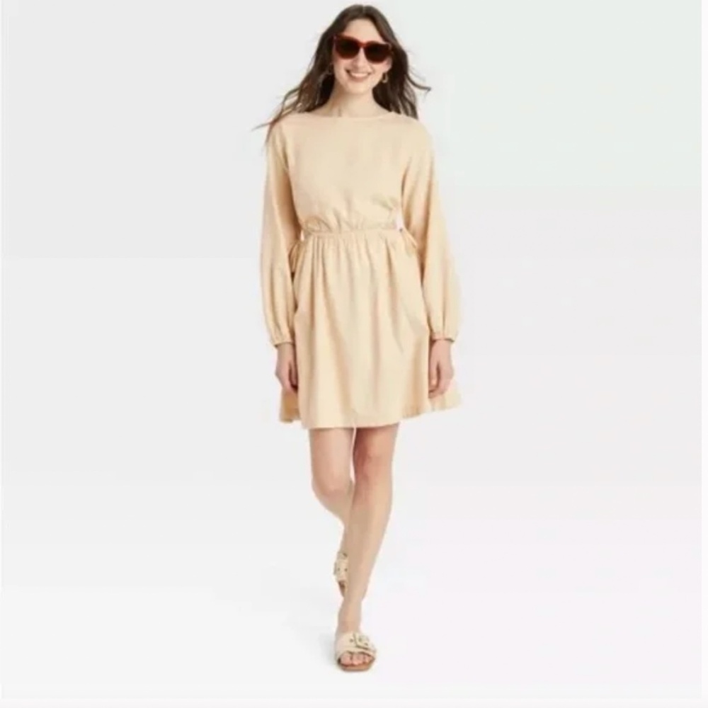 Universal Thread Side Cut Out Long Sleeve Dress (S)